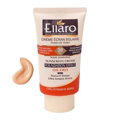 کرم ضد آفتاب افکت فاندیشن فاقد چربی پوست چرب و جوش دار SPF 30 الارو