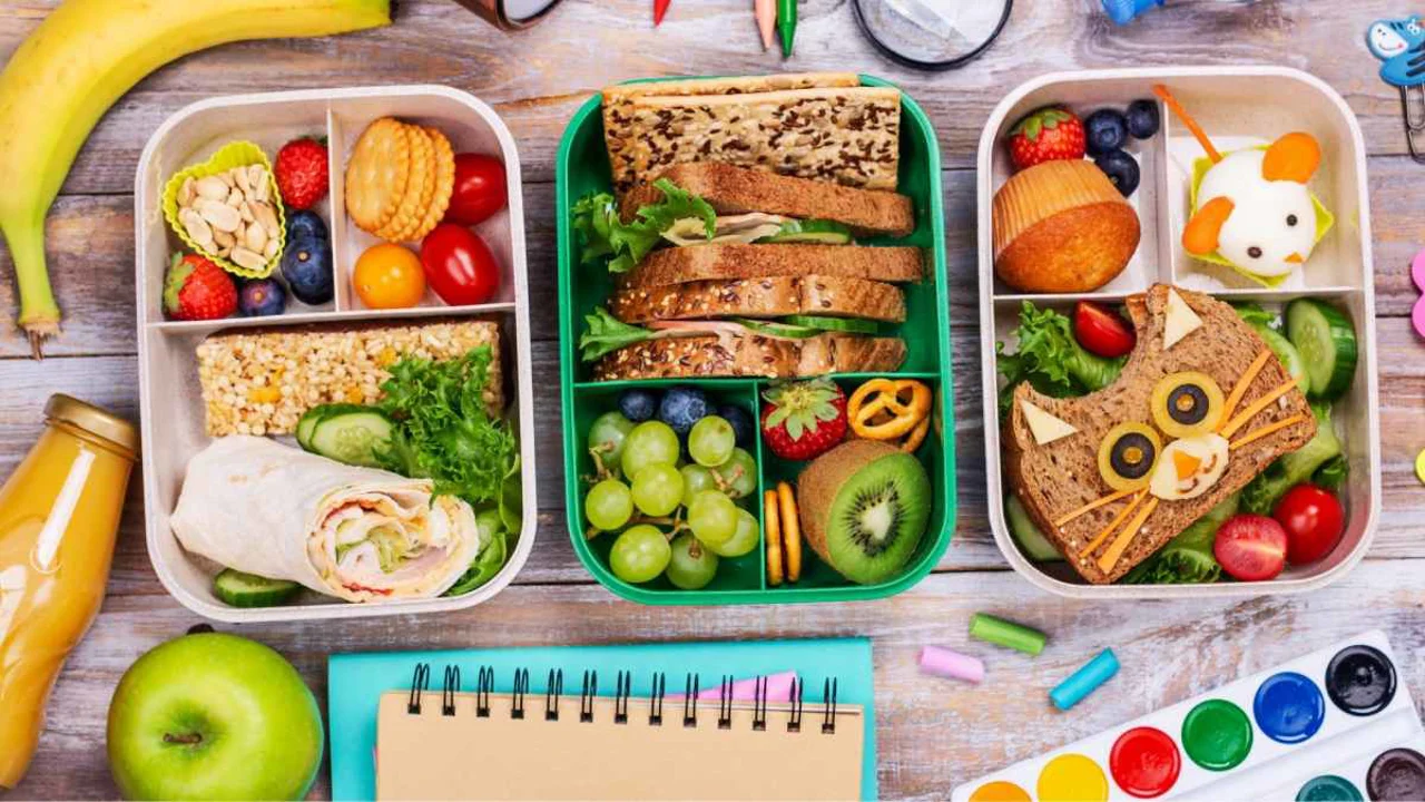 🥗 ۱۰ غذای برتر و مفید برای ظرف مدرسه