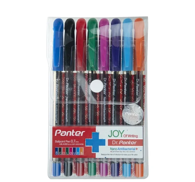خودکار پنتر مدل فوقروان نانو آنتیباکتریال کد DP-105 بسته ۸ عددی