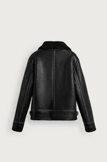 کاپشن مردانه ZARA زارا Double Face مدل خلبانی
