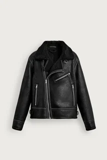 کاپشن مردانه ZARA زارا Double Face مدل خلبانی