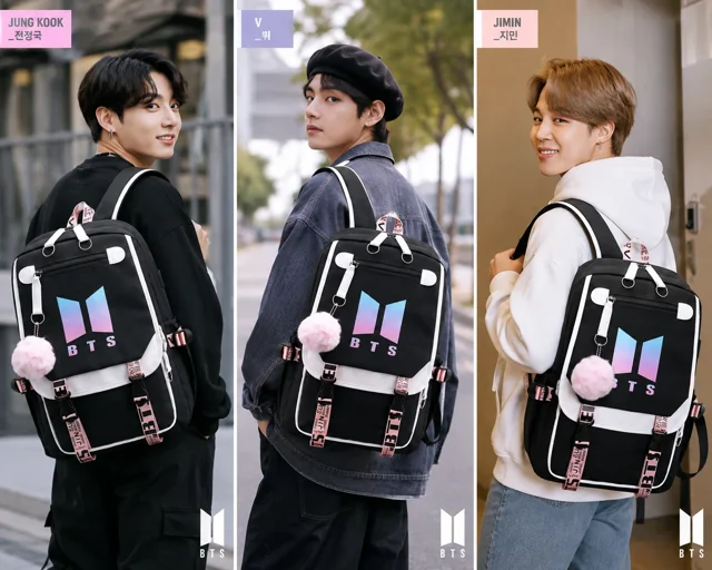 کوله پشتی BTS ❤️🔥🎒