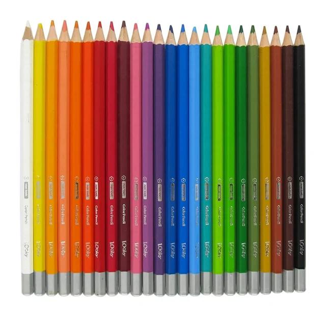 مداد رنگی 24 رنگ فلزی لوکی