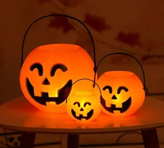 🎃 سطل تزیینی کدو هالووین؛