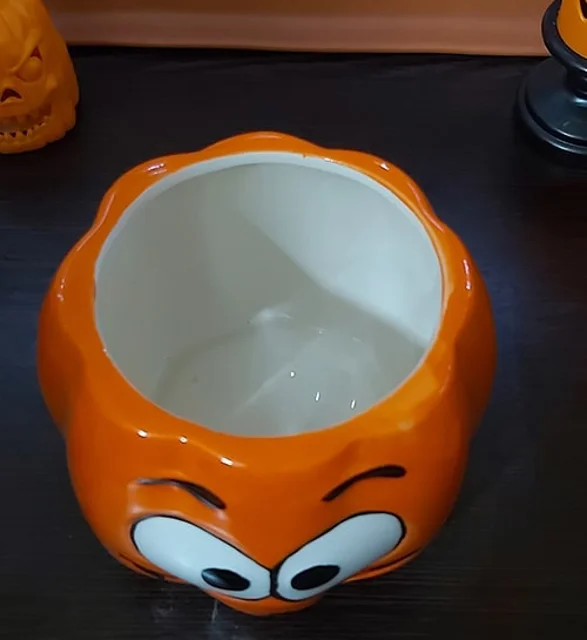 🎃 ظرف کدو هالووین سرامیکی؛
