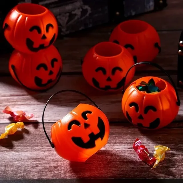 🎃 سطل تزیینی کدو هالووین؛
