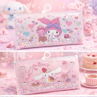 جامدادی آکواریومی سانریو مدل Melody و Cinnamoroll