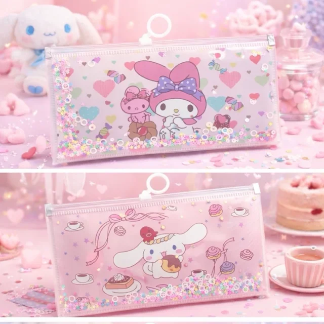 جامدادی آکواریومی سانریو مدل Melody و Cinnamoroll